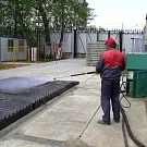 Установка оборотного водоснабжения поста мойки колес грузового автотранспорта