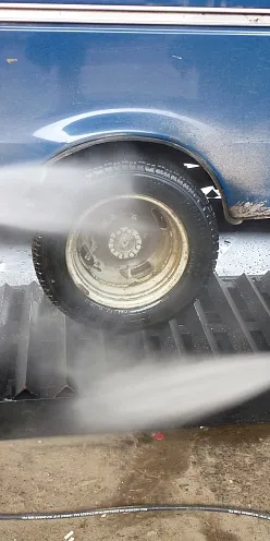 Мойка колес грузового автотранспорта