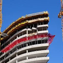 Защитная сетка ЗУС на объекте